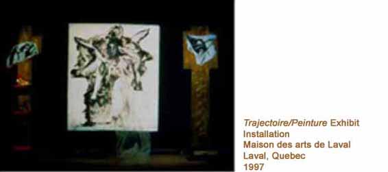 Installation - Trajectoire/Peinture
