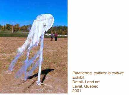 ANGE D�CHU-PLANTIERES-LAND ART-LAVAL 