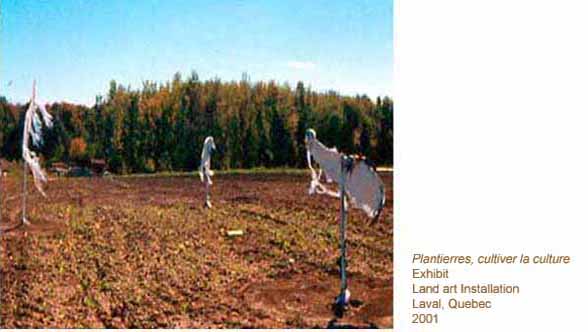 L'Ange d�chu-Land art- Plantierres