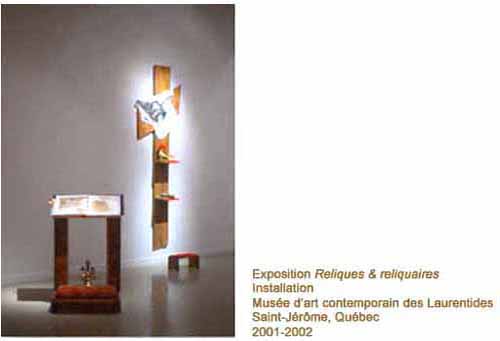 Installation- Reliques et reliquaires 