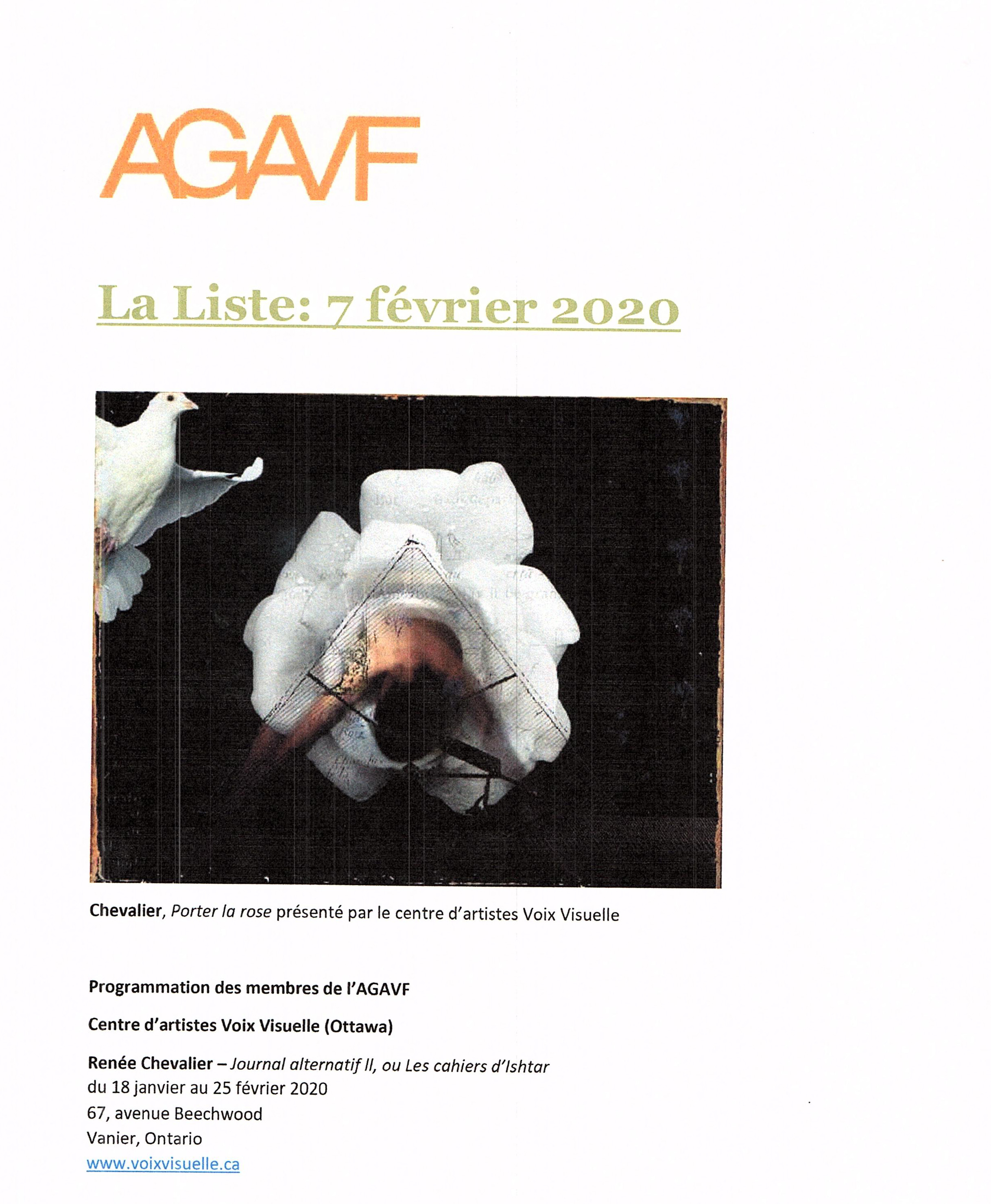 AGAVF 2020 SOLO Voix Visuelle